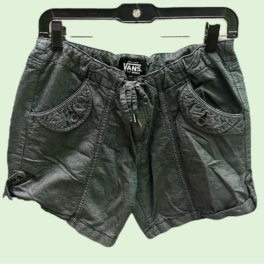 Vans Women's Charcoal Cargo Shorts size 9